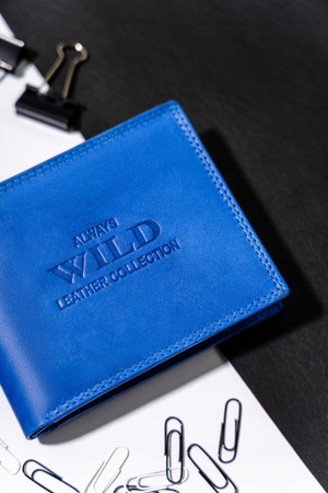 Große Herren Geldbörse aus Leder ohne Verschluss – Always Wild