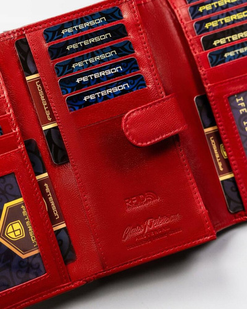 Geräumige Damen Geldbörse aus Leder – Peterson
