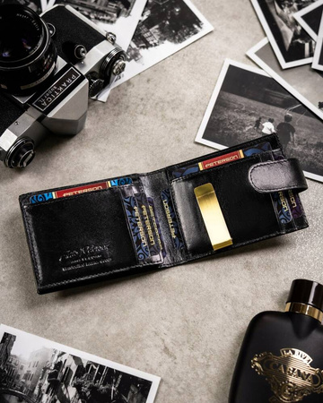 Geschenkset: Herren Geldbörse aus Leder, Etui und Schlüsselanhänger – Peterson