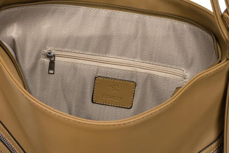 Klassische, geräumige Damentasche aus Öko-Leder – Rovicky