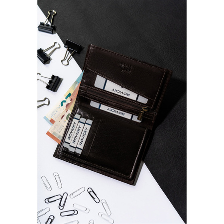 Große Herren Geldbörse aus echtem Leder – Rovicky