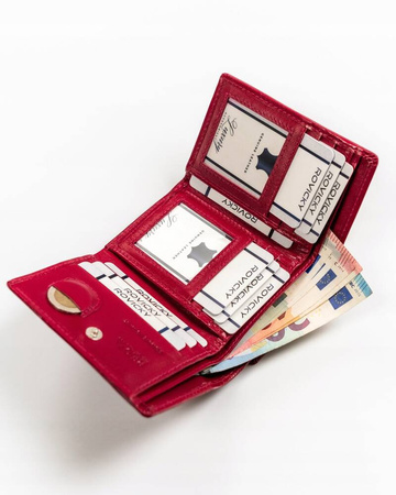 Herren Geldbörse aus Leder mit äußerem Münzfach – Rovicky