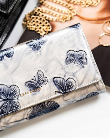 Große Damen Geldbörse aus Leder – Peterson