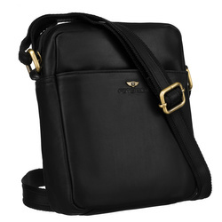 Klassische Umhängetasche aus echtem Leder – Peterson