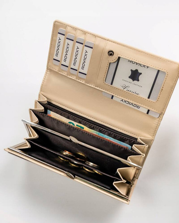 Große Damen Geldbörse Querformat aus Öko-Leder – 4U Cavaldi