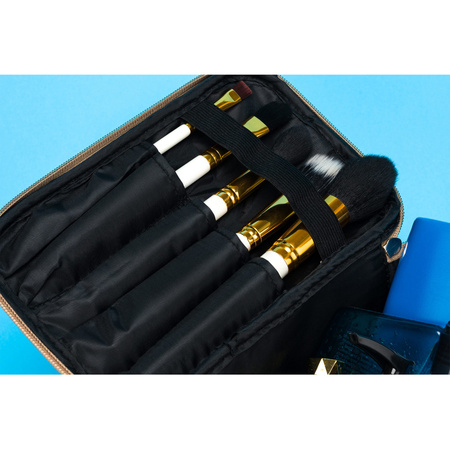 Elegante Damen Kosmetiktasche mit Pinsel-Organizer – Peterson