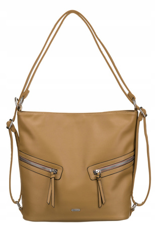 Klassische, geräumige Damentasche aus Öko-Leder – Rovicky