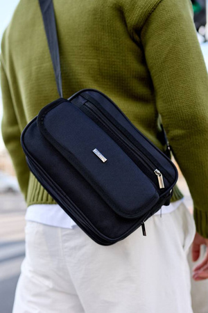 Herren City-Umhängetasche aus Polyester – Peterson