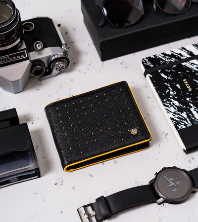 Sportliche Herren Geldbörse aus Leder mit RFID-Schutz – Peterson