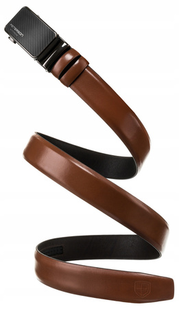 Breiter Herren Ledergürtel mit Automatikschließe – Peterson