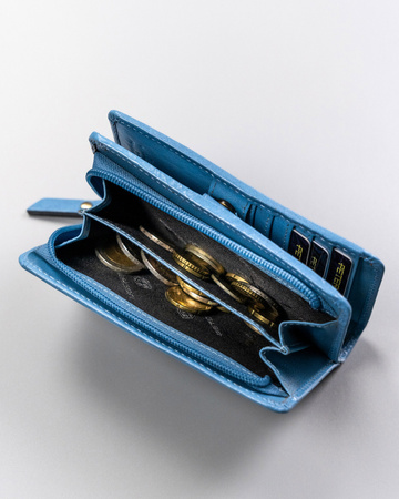 Große Damen Geldbörse aus Leder mit RFID-Schutz – Peterson