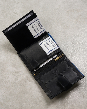 Herren Geldbörse aus Leder für Karten mit RFID Protect – Rovicky