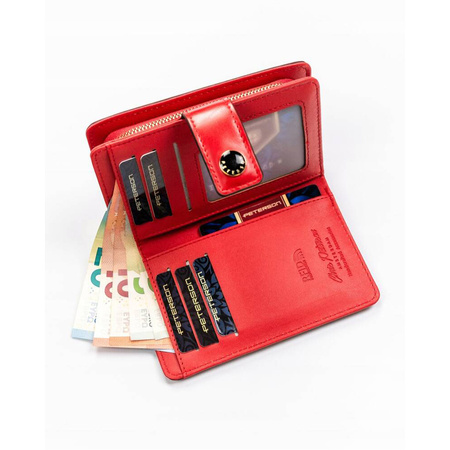 Stilvolles Geschenkset mit RFID-Portemonnaie, Schlüsselanhänger und Stift – Peterson