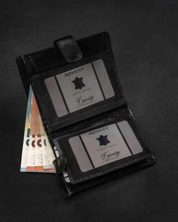 Große Herren Geldbörse aus echtem Leder – Rovicky