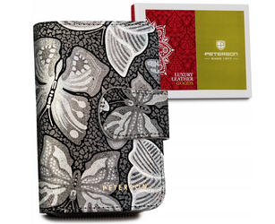 Damen Geldbörse aus Leder mit RFID-Schutz – Peterson