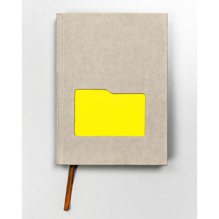 Graues Notizbuch mit festem Einband, bedruckt mit Punkten - Peterson