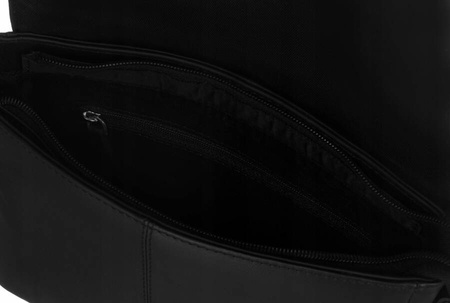 Damen Umhängetasche aus Leder mit Klappe – Peterson