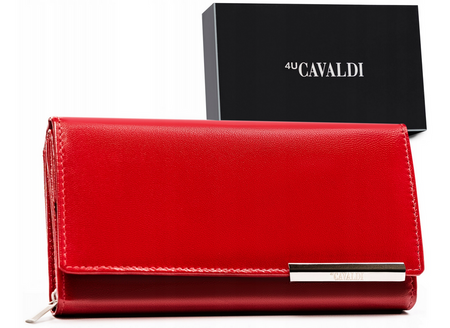 Elegante Damen Geldbörse aus Leder – 4U Cavaldi