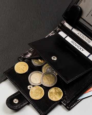 Große Herren Geldbörse aus Leder mit RFID-Schutz – Rovicky