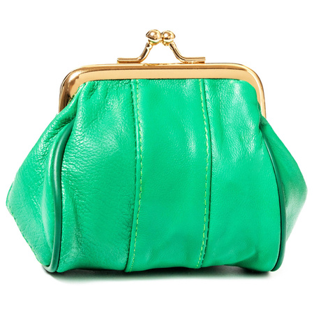 Bunte Damen Münzbörse mit Ziernähten