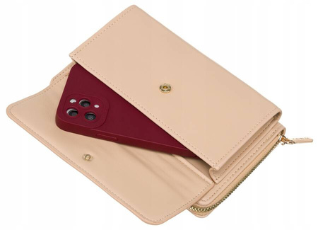 Mini Damen Umhängetasche-Geldbörse 2-in-1 mit abnehmbarem Riemen – 4U Cavaldi