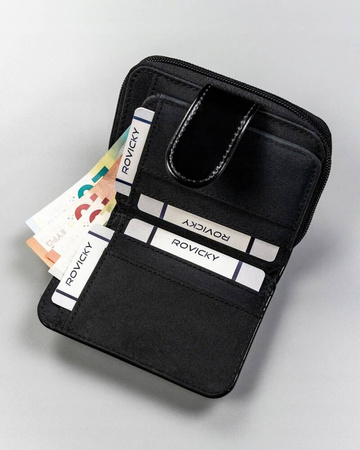 Klassische, geräumige Damen-Geldbörse aus Öko-Leder – 4U Cavaldi