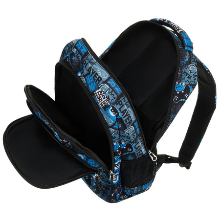 Peterson Schulrucksack für Jugendliche aus Polyester mit Gaming-Muster