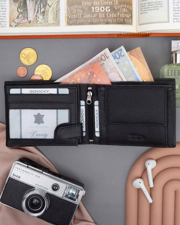 Große Herren Geldbörse aus Leder mit RFID-Schutz – Ronaldo