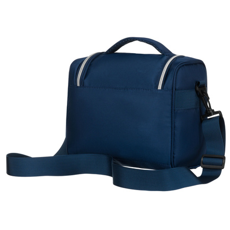 Reise-Kulturtasche aus synthetischem Stoff in Marineblau - Peterson