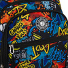 Peterson Jugendlicher Rucksack für die Schule aus Polyester mit einem Graffiti-Muster