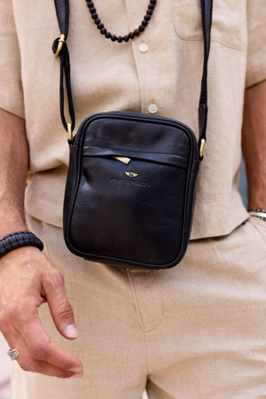 Herren Umhängetasche aus Leder für die Stadt – Peterson