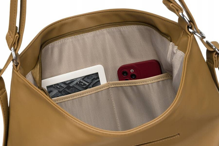 Geräumige Damentasche aus Öko-Leder – Rovicky