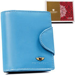 Damen Geldbörse aus Leder mit RFID-Schutz – Peterson