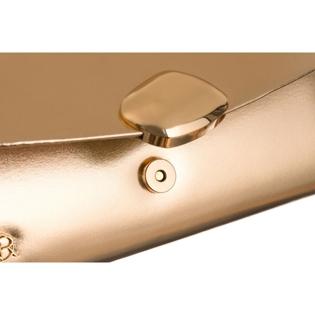 Damen Clutch aus Öko-Leder in Gold – Rovicky