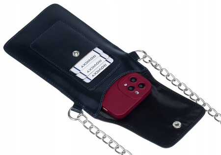 Mini Damen Umhängetasche-Geldbörse aus echtem Leder – 4U Cavaldi