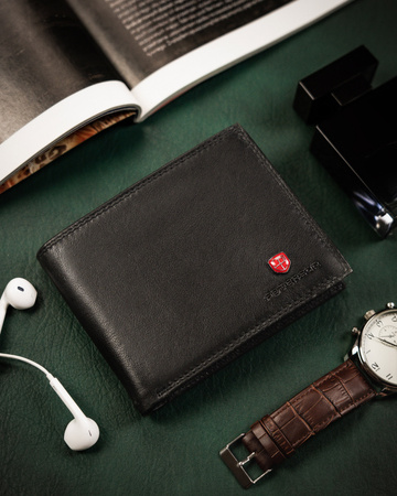 Faltbare Herren Geldbörse aus Echtleder – Peterson