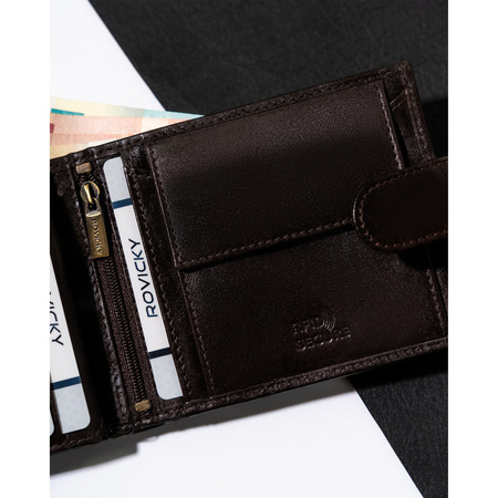 Minimalistische Herren Geldbörse für Karten mit RFID – Rovicky