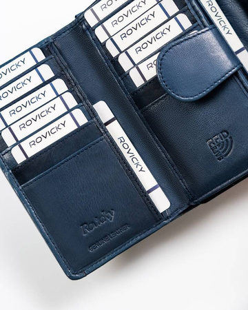 Elegante Damen Geldbörse aus Echtleder – Rovicky