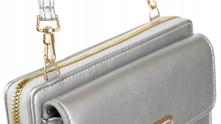 Mini Damen Umhängetasche mit Geldbörsenfunktion und abnehmbarem Riemen – 4U Cavaldi