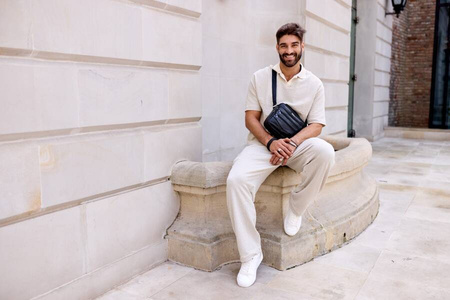 Herren Umhängetasche aus Leder für die Arbeit – Rovicky