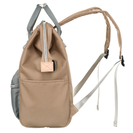 Zweifarbiger Damen Kabinenrucksack mit einem Fach und neun Taschen – Peterson