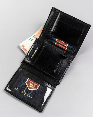 Große Herren Geldbörse ohne Verschluss – Peterson