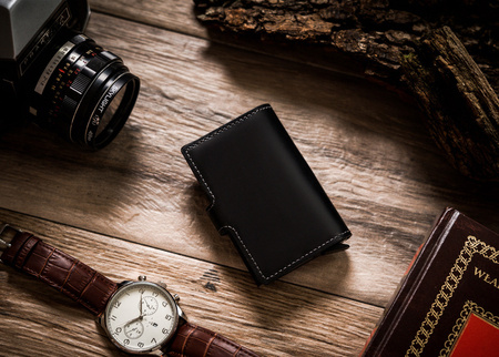 Herren Geldbörse aus Leder mit Verschluss – Peterson