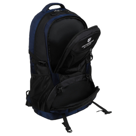 Wanderrucksack aus Polyester in Marineblau-Schwarz – Peterson
