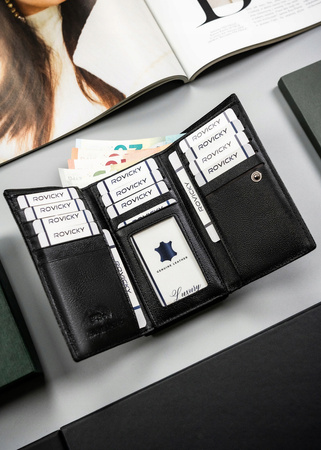 Mittelgroße Damen Geldbörse aus Leder – 4U Cavaldi