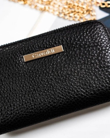 Mittlere Damen-Geldbörse aus Öko-Leder mit genarbter Textur – 4U Cavaldi