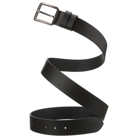 Klassischer, brauner Herren-Gürtel aus Leder mit traditioneller Schnalle – Peterson