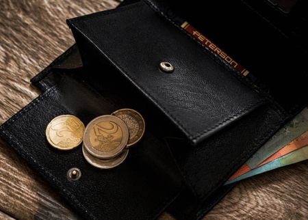 Klassische Herren Geldbörse aus Echtleder – Peterson