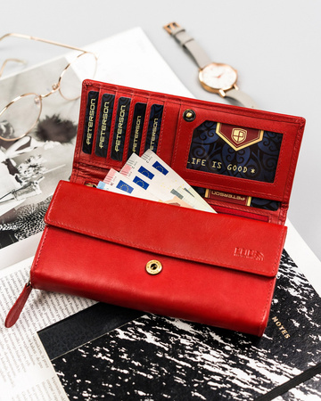 Damen Geldbörse aus Leder für Karten – Peterson