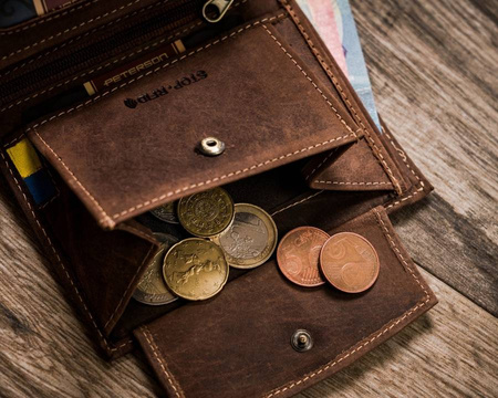 Herren Geldbörse aus Leder ohne Verschluss mit RFID-Schutz – Peterson